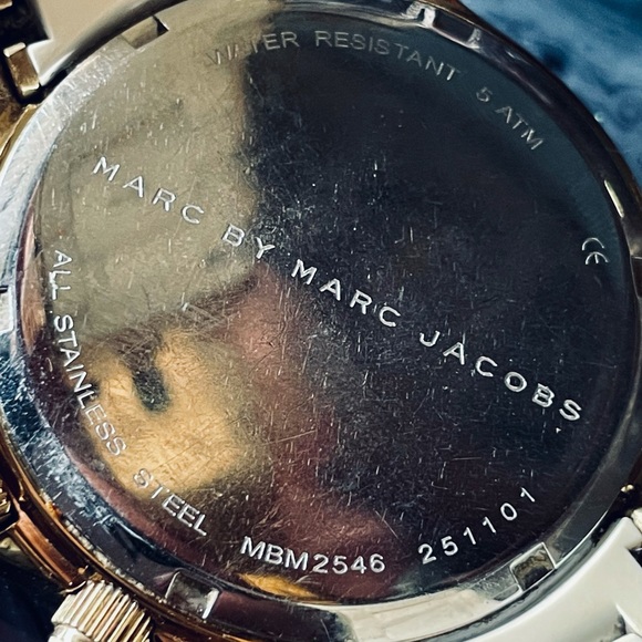 MARC JACOBS ROCK ROSE GOLD & WHITE WOMENS WATCH main image 5